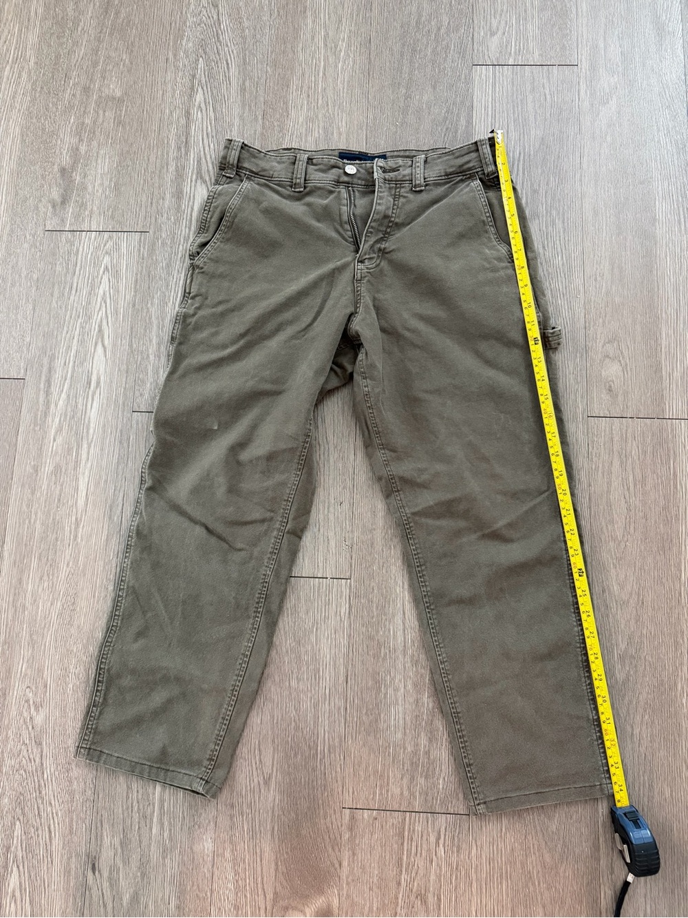 Abercrombie & Fitch Men’s Loose Workwear Pants Brown